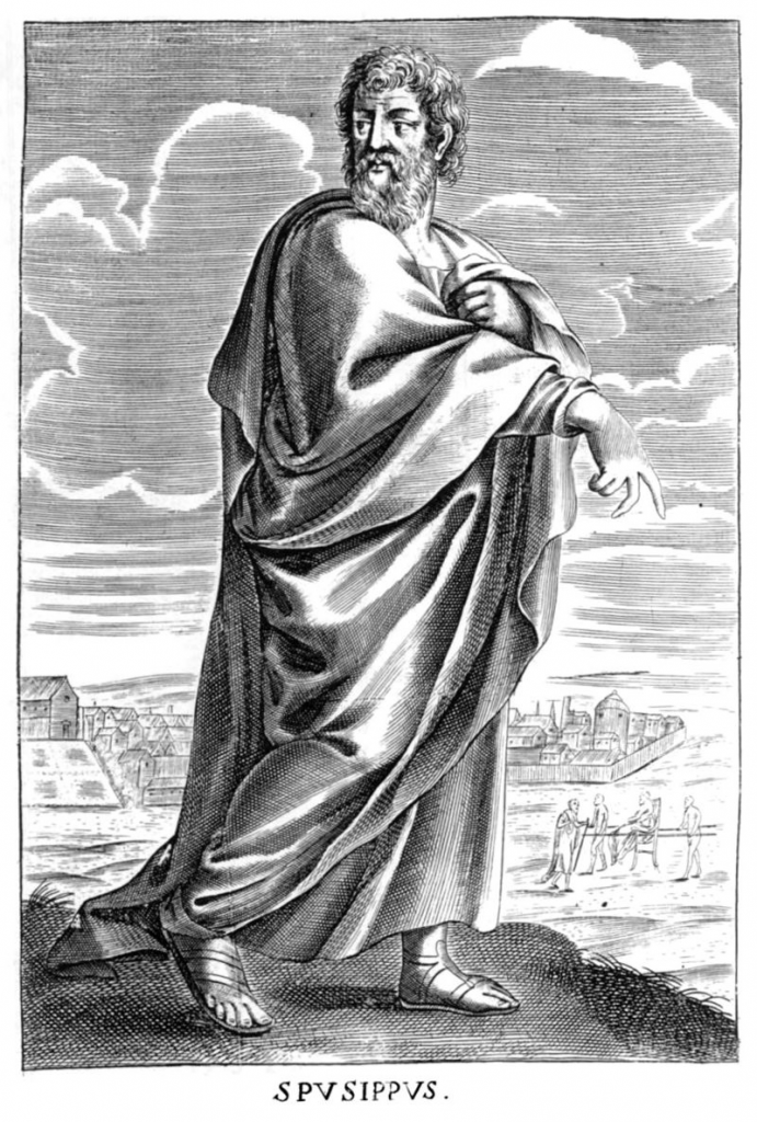 Portrait médiéval de Speusippe