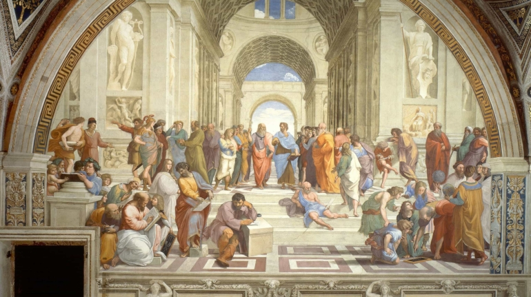 Portrait de l'Académie de Platon